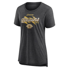 Boston Bruins Women's Hit the Ice Tri-Blend T-Shirt Outlet