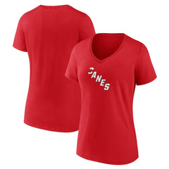 Carolina Hurricanes Women's Primary Logo V-Neck T-Shirt Sale