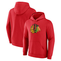 Chicago Blackhawks Primary Logo Pullover Hoodie Outlet