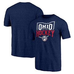 Columbus Blue Jackets Shoot to Score Tri-Blend T-Shirt For Sale