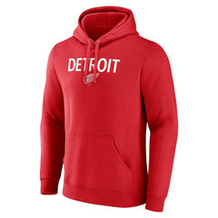 Detroit Red Wings Primary Logo Pullover Hoodie On Sale