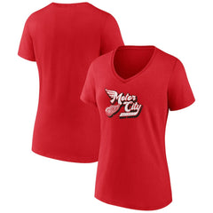 Detroit Red Wings Women's Active Edge V-Neck T-Shirt Discount