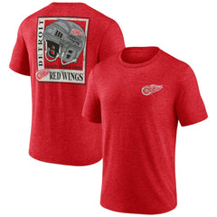 Detroit Red Wings Earnest Will Tri-Blend T-Shirt Discount