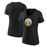 Edmonton Oilers Women's Team Pride V-Neck T-Shirt On Sale