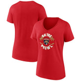 Florida Panthers Women's Active Edge V-Neck T-Shirt On Sale