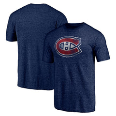 Montreal Canadiens Distressed Tri-Blend T-Shirt For Sale