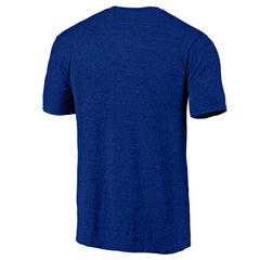 New York Islanders Distressed Logo Tri-Blend T-Shirt For Sale