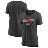 Ottawa Senators Women's Hit the Ice Tri-Blend T-Shirt Outlet