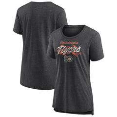 Philadelphia Flyers Women's Hit the Ice Tri-Blend T-Shirt Outlet