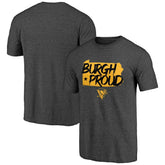 Pittsburgh Penguins Shoot to Score Tri-Blend T-Shirt For Sale