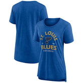 St. Louis Blues Women's Vintage Arch Tri-Blend T-Shirt Sale