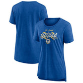 St. Louis Blues Women's Hit the Ice Tri-Blend T-Shirt On Sale