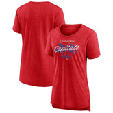 Washington Capitals Women's Hit the Ice Tri-Blend T-Shirt Discount