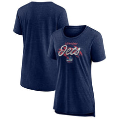 Winnipeg Jets Women's Hit the Ice Tri-Blend T-Shirt Outlet