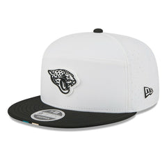 Jacksonville Jaguars New Era 2025 NFL Training Camp Split Panel 9FIFTY Snapback Hat
