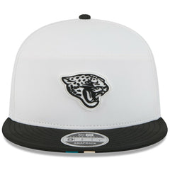 Jacksonville Jaguars New Era 2025 NFL Training Camp Split Panel 9FIFTY Snapback Hat