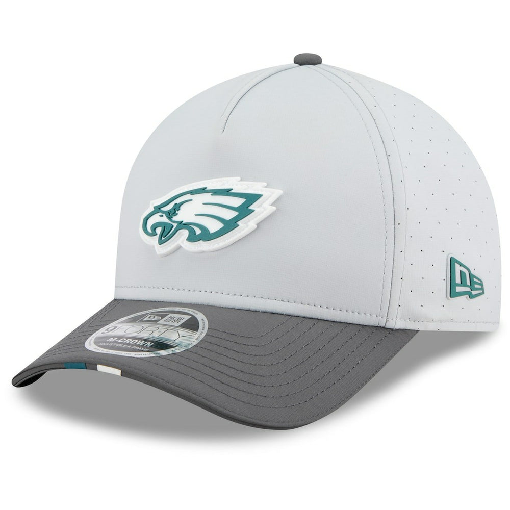 Philadelphia Eagles New Era 2025 NFL Training Camp A-Frame 9FORTY Adjustable Hat
