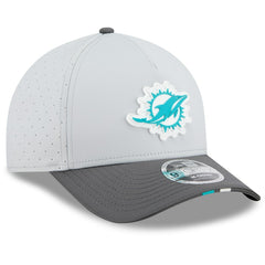 Miami Dolphins New Era 2025 NFL Training Camp A-Frame 9FORTY Adjustable Hat