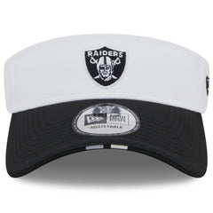 Las Vegas Raiders New Era 2025 NFL Training Camp Adjustable Visor