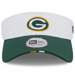 Green Bay Packers New Era 2025 NFL Training Camp Adjustable Visor