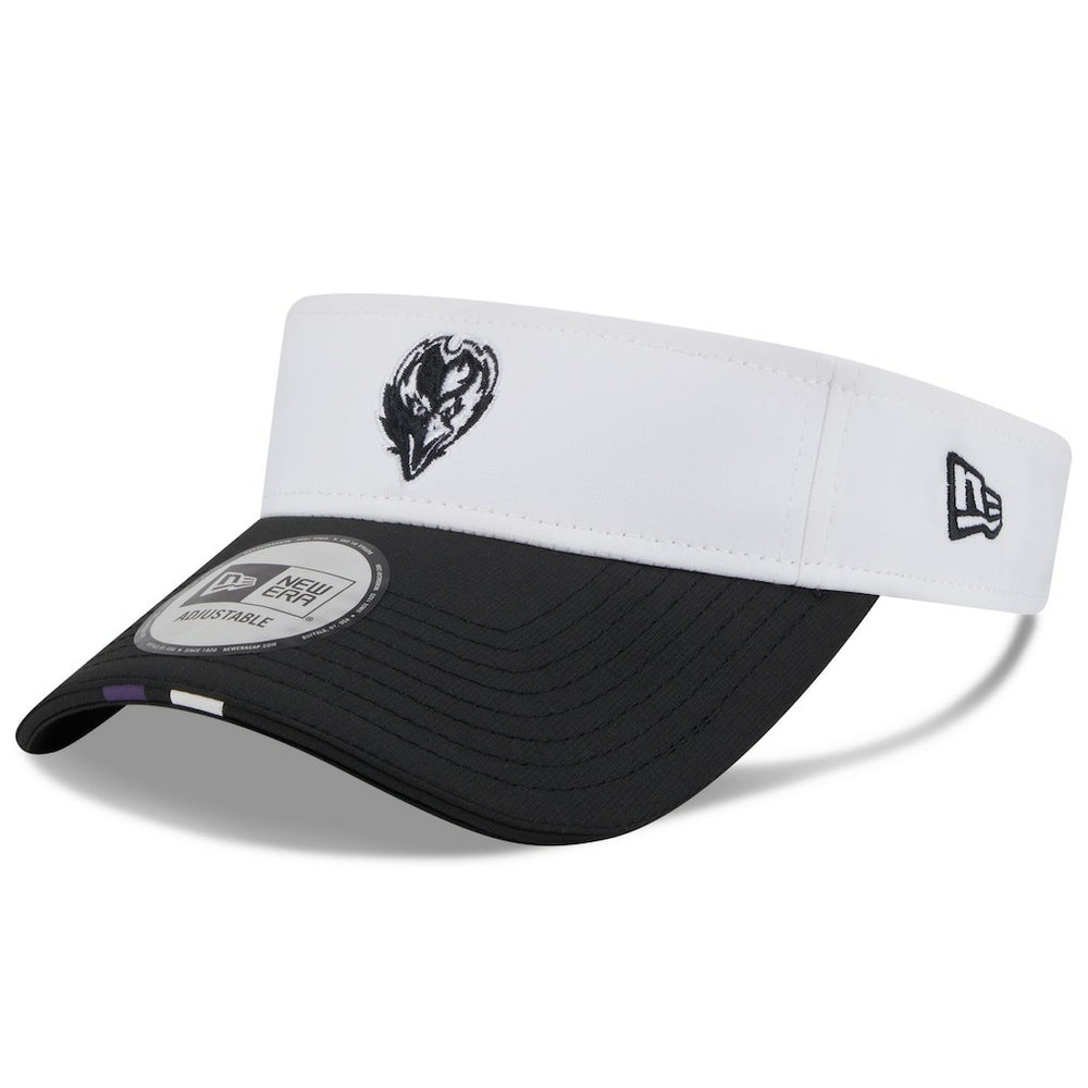Baltimore Ravens New Era 2025 NFL Training Camp Adjustable Visor