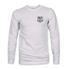 Barcelona 1863FC Back Team Arch Long Sleeve T-Shirt Gray