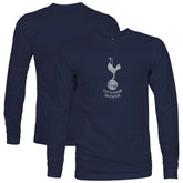 Tottenham Hotspur 1863FC Mono Badge Long Sleeve T-Shirt Navy