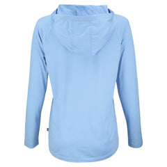Chicago Cubs Cutter & Buck Women's Coastline Epic Comfort Eco Recycled Long Sleeve Hoodie T-Shirt | MLB New