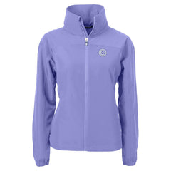 Chicago Cubs Cutter & Buck Women's Charter Eco Recycled Full-Zip Jacket | MLB Sale