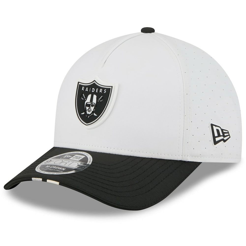 Las Vegas Raiders New Era Youth 2025 NFL Training Camp A-Frame 9FORTY Adjustable Hat