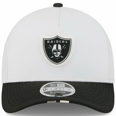Las Vegas Raiders New Era Youth 2025 NFL Training Camp A-Frame 9FORTY Adjustable Hat