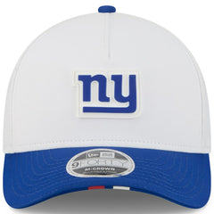 New York Giants New Era Youth 2025 NFL Training Camp A-Frame 9FORTY Adjustable Hat