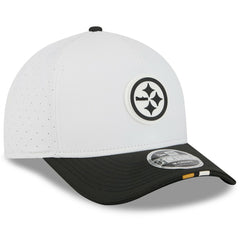 Pittsburgh Steelers New Era Youth 2025 NFL Training Camp A-Frame 9FORTY Adjustable Hat
