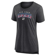 New York Rangers Women's Proud Tri-Blend T-Shirt Discount