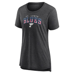 St. Louis Blues Women's Proud Tri-Blend T-Shirt Discount