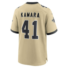 New Orleans Saints Nike Alvin Kamara Youth Gameday Golds Alternate Game Player Jersey