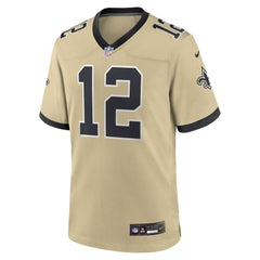 New Orleans Saints Nike Chris Olave Youth Gameday Golds Alternate Game Player Jersey