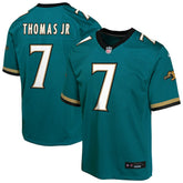 Jacksonville Jaguars Nike Brian Thomas Jr. Youth Alternate 2 Prowler Throwback Game Jersey