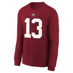 San Francisco 49ers Nike Brock Purdy Youth Player Name & Number Long Sleeve T-Shirt