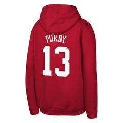 San Francisco 49ers Brock Purdy Outerstuff Mainliner Player Name & Number Hoodie