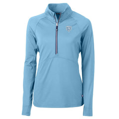 Chicago Bears Cutter & Buck Women's Adapt Eco Knit Stretch Recycled Half-Zip Top