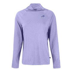 Buffalo Bills Cutter & Buck Women's Coastline Epic Comfort Eco Recycled Funnel Neck Pullover Top