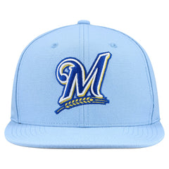 Milwaukee Brewers Mitchell & Ness Cooperstown Collection Basic Flip Snapback Hat | MLB Near me