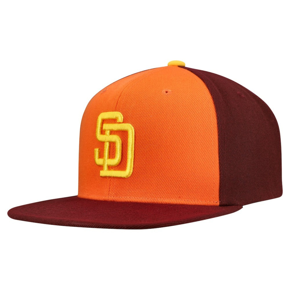 San Diego Padres Mitchell & Ness Cooperstown Collection Basic Flip Snapback Hat | MLB Online
