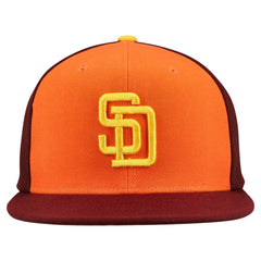 San Diego Padres Mitchell & Ness Cooperstown Collection Basic Flip Snapback Hat | MLB Online