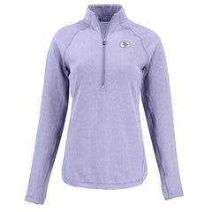 San Francisco 49ers Cutter & Buck Women's Peshastin Eco Fleece Recycled Half-Zip Top
