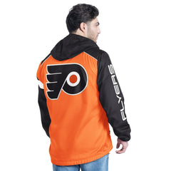 Philadelphia Flyers G-III Sports by Carl Banks Lateral Half-Zip Hoodie Jacket For Sale