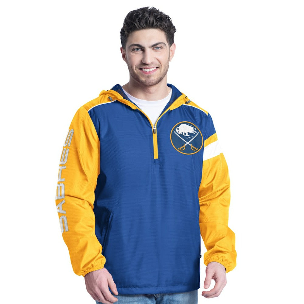 Buffalo Sabres G-III Sports by Carl Banks Lateral Half-Zip Hoodie Jacket Online