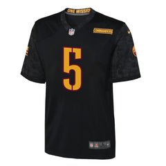Jayden Daniels Washington Commanders Youth Alternate Game Jersey - Black