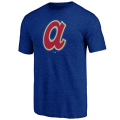 Atlanta Braves Cooperstown Official Logo Tri-Blend T-Shirt | MLB Outlet